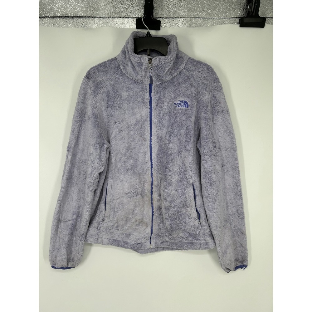 The North Face‎ Osito Fleece Jacket Womens Large Lavender Sherpa Full Zip Up
